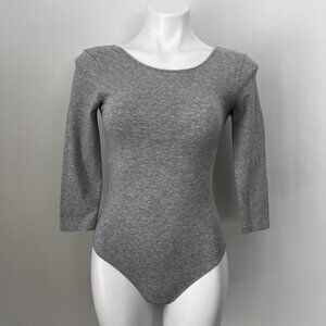 Gap Grey Scoopback Bodysuit